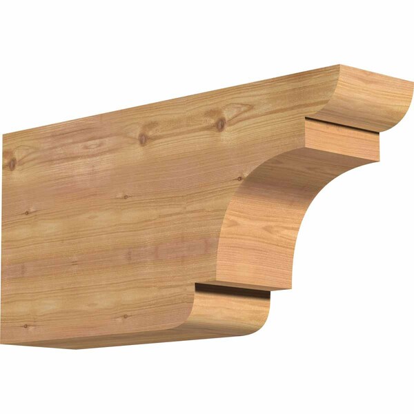 Ekena Millwork New Brighton Smooth Rafter Tail, Western Red Cedar, 5 1/2"W x 12"H x 24"L RFT06X12X24NEB00SWR - main